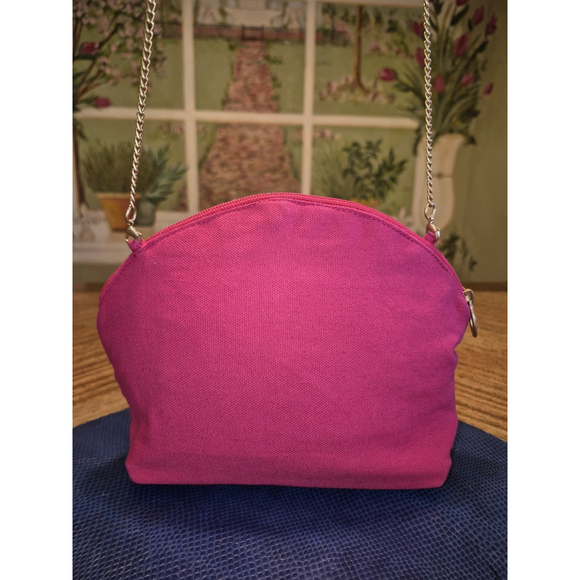 Mary Frances: beaded love birds Cross Body/gold chainstrap. (#1049) sz.7"×7"×3" - Picture 2 of 12